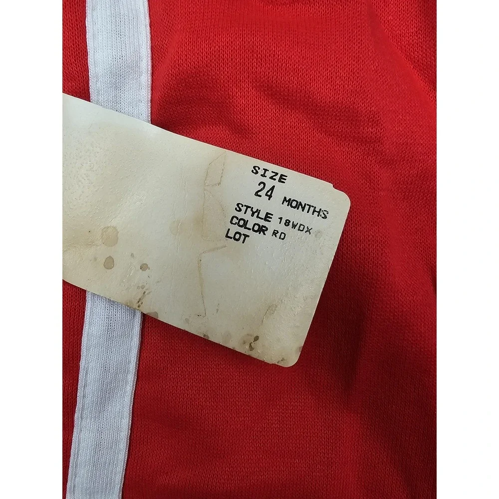 VTG Ohio State Buckeyes Sweatshirt Boys 18-24 Months Red NCAA Football JOG TOGS